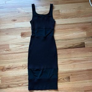 sexy bodycon bebe black dress